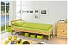 Bett Einzelbett JANA Kiefer Massivholz 90 x 200 cm natur lackiert