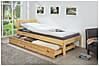 Bett Einzelbett JANA Kiefer Massivholz 90 x 200 cm natur lackiert