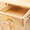 Buffet Vitrine ALICANTE Geschirrschrank Kiefer massiv lackiert