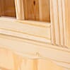 Buffet Vitrine TOSCANA Kiefer Massivholz Küchenbuffet natur lackiert