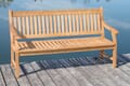 Gartenbank Hemingway | 3-Sitzer mit Armlehnen | Eukalyptus-Holz