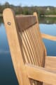 Gartenbank Hemingway | 2-Sitzer mit Armlehnen | Eukalyptus-Holz