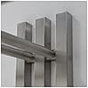 Wandgarderobe Senza 1 in Edelstahl von Spinder