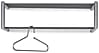 Design Wandgarderobe Smooth Stahlrohr vernickelt, von Spinder