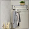 Design Wandgarderobe Smooth Stahlrohr vernickelt, von Spinder