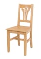 Stuhl Victoria Fichte massiv gewachst oder lackiert