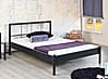 Metallbett DAISY 1009 Einzelbett 90 x 200 Schwarz lackiert 