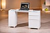 Laptop Office Schreibtisch weiß 3 Schubläden 1 Tür rollbar Laptop Office Schreibtisch weiß 3 Schubläden 1 Tür rollbar