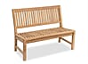 Stabile Gartenbank Kingsbury in Premium Teak ohne Armlehne 120 cm Stabile Gartenbank Kingsbury in Premium Teak ohne Armlehne 120 cm