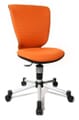 Titan Junior 3D Orange Jugenddrehstuhl mit neuem 3D Sitzgelenk