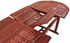 Gartentisch Oval ausziehbar 150x90 aus 70% FSC Eukalyptus Grandis Mix
