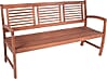 Gartenbank Madison 3-sitzig mit Armlehne aus FSC Eukalyptus