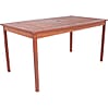 Tisch Gartentisch Madison 150 x 90 cm aus Eukalyptus