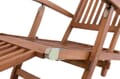 Deckchair Liegestuhl aus 100% FSC Eukalyptus