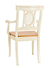 Armlehnstuhl Verona Stuhl mit Armlehne, Ziergitter, Fichte massiv