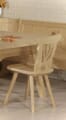 Stuhl Tirol Esszimmerstuhl im Landhausstil, Fichte Massiv lackiert