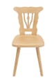Stuhl Tirol Esszimmerstuhl im Landhausstil, Fichte Massiv lackiert