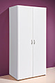 Kleiderschrank BASE 2 Türen, Weiss, universell einsetzbarer Schrank