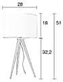 Zuiver Tripod Table Designer Tischleuchte Schirm weiß