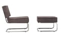 Zuiver Retro Desinger Lounge Relaxsessel RIDGE RIB GREY
