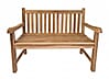 Stabile Bank Gartenbank Picadelly 120 cm in Premium Teak mit Armlehne