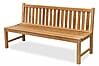 Stabile Holz Gartenbank Picadelly 180 cm ohne Armlehne aus Teak