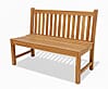 Gartenbank Picadelly 120 cm in Premium Teak ohne Armlehne