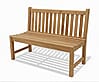 Gartenbank Picadelly 120 cm in Premium Teak ohne Armlehne