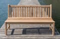 Stabile Bank Gartenbank Picadelly 120 cm in Premium Teak ohne Armlehne