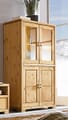 Highboard-Vitrine Guldborg Vitrinenschrank mit 4 Türen Kiefer massiv