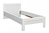 Jugendbett SNOW Bett 90 x 200 cm, Einzelbett in Weiß matt, von Forte
