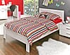 Jugendbett SNOW Bett 90 x 200 cm, Einzelbett in Weiß matt, von Forte