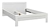 Jugendbett SNOW Bett 140 x 200 cm, Einzelbett in Weiß matt, von Forte