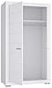 Kleiderschrank SNOW Schrank, 2 Türen, Breite 116 cm Weiß matt