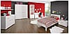 Jugendzimmer SNOW Weiß | Komplett-Set 7-tlg. mit Bett 140x200 | Forte