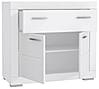 Jugendzimmer SNOW Weiß | Komplett-Set 7-tlg. mit Bett 140x200 | Forte
