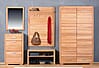 Schuhschrank Schuhkipper Genf 61 cm Kernbuche massiv geölt