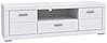 TV-Board SNOW Lowboard 196 cm, 2 Türen 1 Schub., Weiß matt