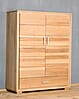 Highboard Vertiko Genf 2-türig Kernbuche Massivholz geölt