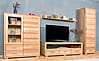 Highboard Vitrine Genf 2-türig Kernbuche Massivholz geölt