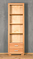 Regal Genf 193 cm 2 Schubläden - Kernbuche Massivholz geölt/gewachst