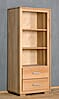 Regal Genf 139 cm 2 Schubläden - Kernbuche Massivholz geölt