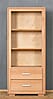Regal Genf 139 cm 2 Schubläden - Kernbuche Massivholz geölt