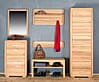 Garderoben Set Genf III Kernbuche Massivholz geölt 6-teilig
