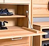 Garderoben Set Genf IV Kernbuche Massivholz geölt 5-teilig