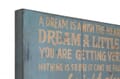Wall Art Deko Holzschild - "A dream" im Vintage Look
