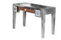 Schreibtisch Metal&Bone von SIT aus Mango Messing Metall Kupfer