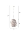 Pendelleuchte KUBU von DutchBone aus Rattan