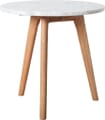 Runder Marmor Beistelltisch WHITE STONE von Zuiver mittel