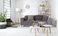 Runder Marmor Beistelltisch WHITE STONE von Zuiver Ambiente